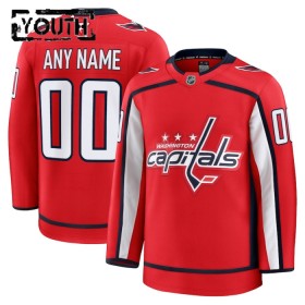 Maillot de Hockey Washington Capitals Personnaliser Fanatics Premium 2024-25 Rouge Domicile - Enfant